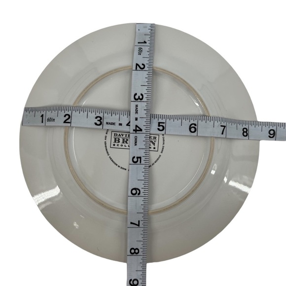 David Carter Brown On The Farm Rooster Decorative Plates Set Of 2 - Picture 3 of 3